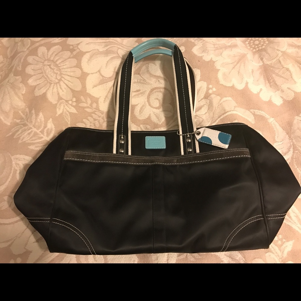 Coach Nylon/leather tote bag